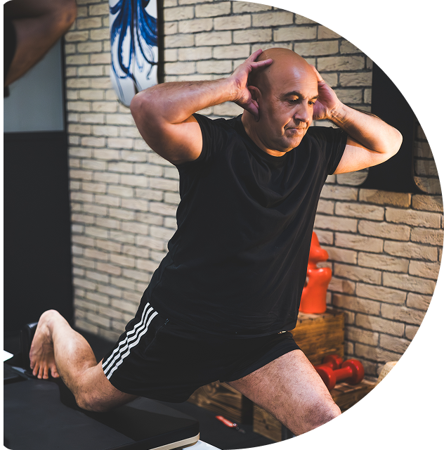 homme fait du pilates a capitole