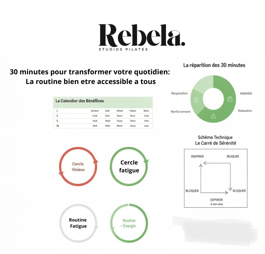 Schéma de la routine bien être a Toulouse