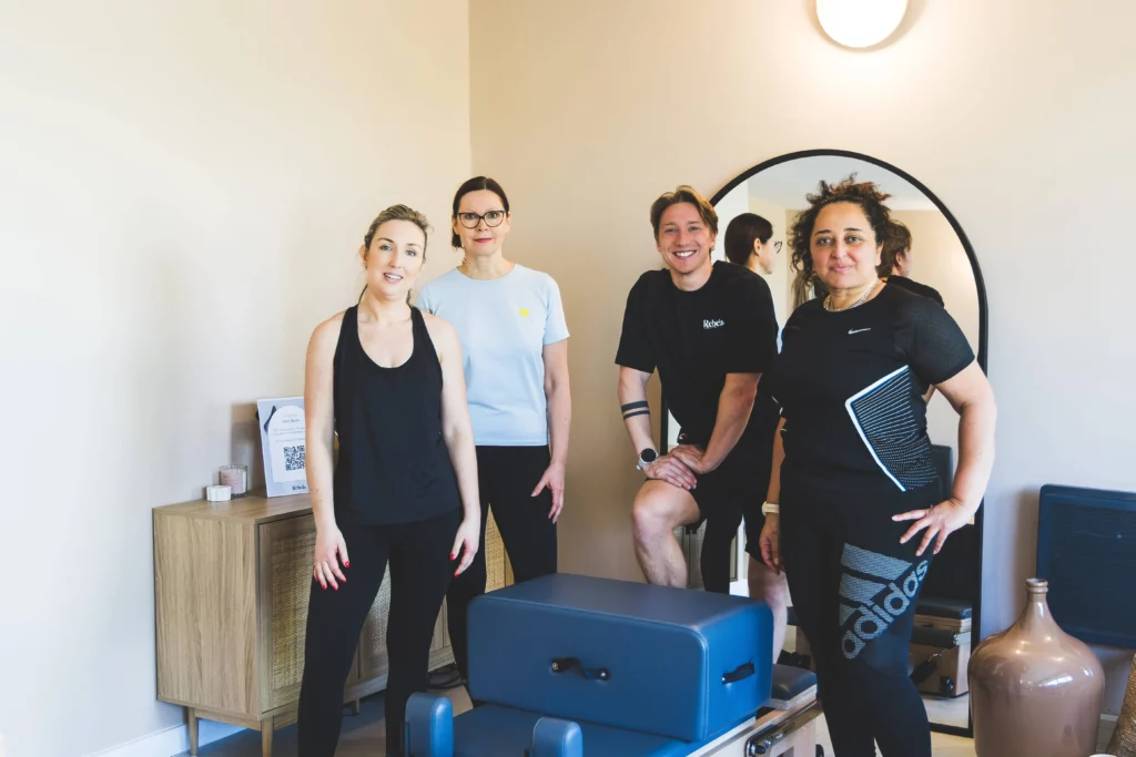 Moment plaisir après la séance de Pilates Reformer
